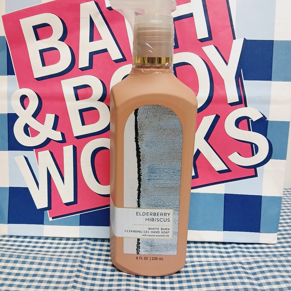 Bath and Body Works (White Barn) Elderberry Hibiscus Cleansing Gel Hand Soap